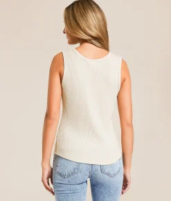 White Crow Audry Mini Thermal Tank Top Crystal Hot