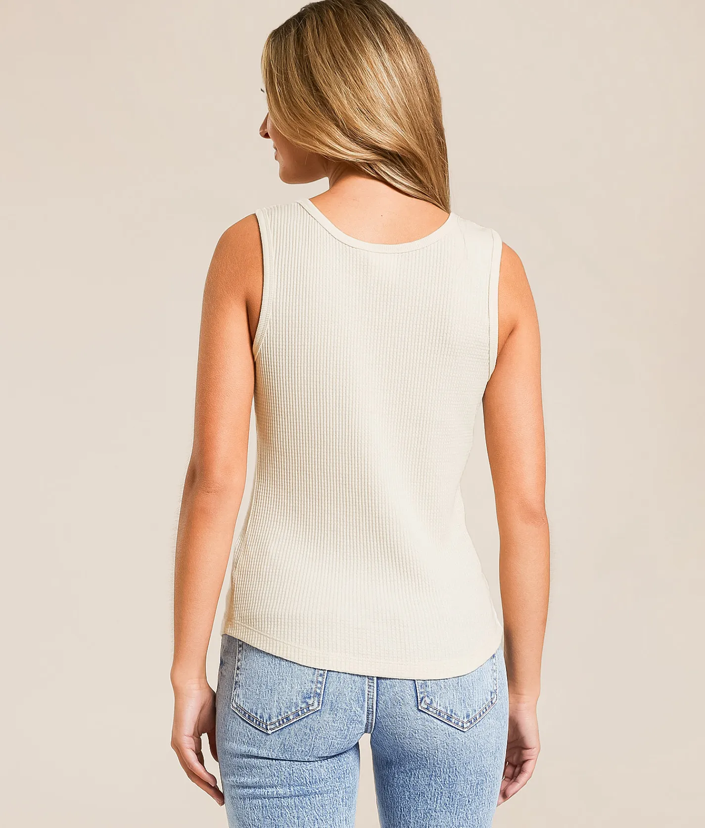 White Crow Audry Mini Thermal Tank Top Crystal Hot
