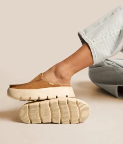 HEYDUDE™ Austin Edge Leather Mule Tan Online