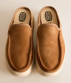 HEYDUDE™ Austin Edge Leather Mule Tan Online