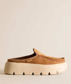 HEYDUDE™ Austin Edge Leather Mule Tan Online