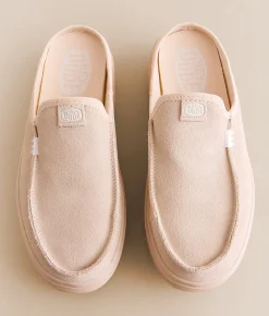 Shoes | HEYDUDE™ Austin Lift Classic Leather Mule Shoe Blush