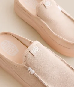 Shoes | HEYDUDE™ Austin Lift Classic Leather Mule Shoe Blush