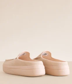 Shoes | HEYDUDE™ Austin Lift Classic Leather Mule Shoe Blush