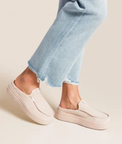 Shoes | HEYDUDE™ Austin Lift Classic Leather Mule Shoe Blush