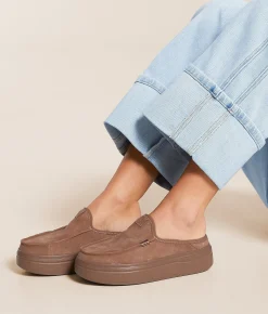 Shoes | HEYDUDE™ Austin Lift Leather Mule Shoe Brown Brown