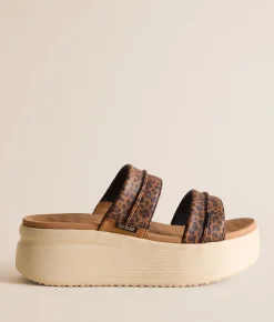 Shoes | HEYDUDE™ Austin Slide Classic Sandal Tan Leopard