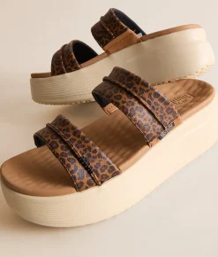 Shoes | HEYDUDE™ Austin Slide Classic Sandal Tan Leopard