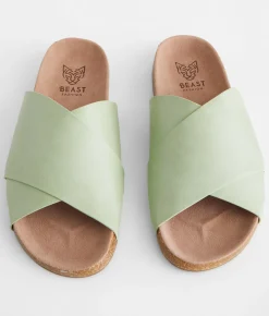 Beast Fashion Aviana Sandal Green Clearance