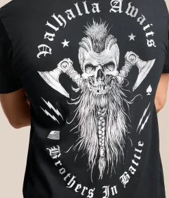 Howitzer Awaits T-Shirt Obsidian Hot