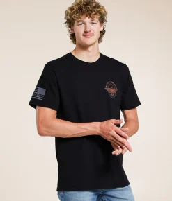 Tops|Graphic T-Shirts | Howitzer Awaits T-Shirt Black
