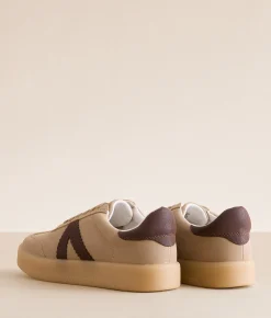 Mia Axel Sneaker Khaki White
