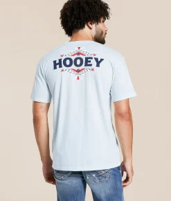 Graphic T-Shirts | Hooey Aztec Burst T-Shirt Light Blue