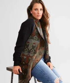 BKE Aztec Flyaway Vest Multi Online