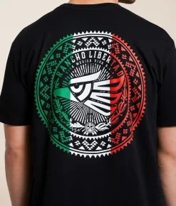 Graphic T-Shirts | Freedom Ranch Aztec Seal T-Shirt Black