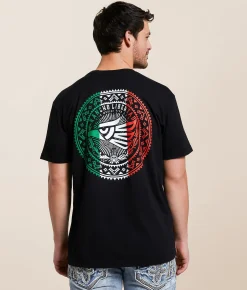 Graphic T-Shirts | Freedom Ranch Aztec Seal T-Shirt Black