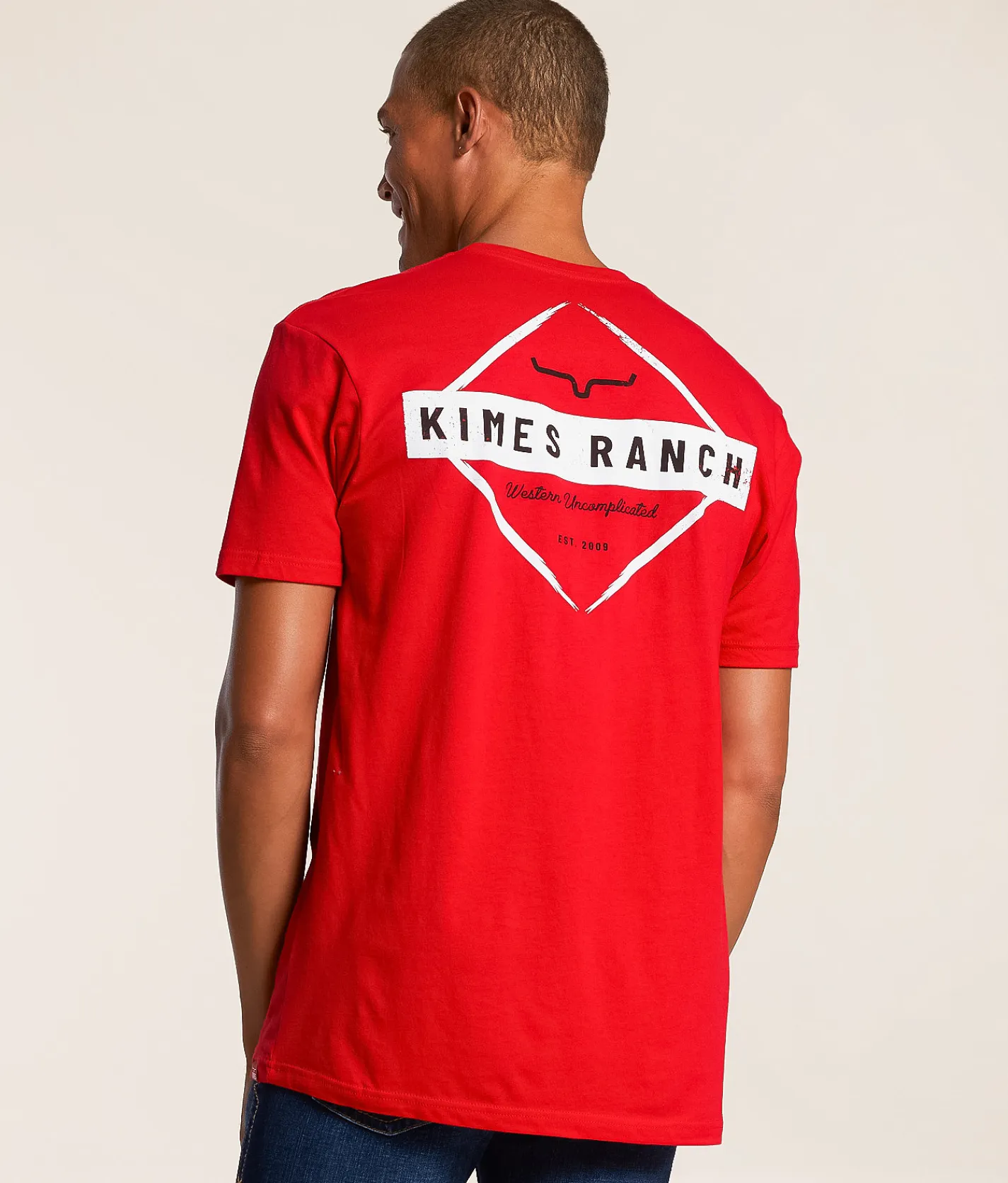 Kimes Ranch Aztek Diamond T-Shirt True Navy Best