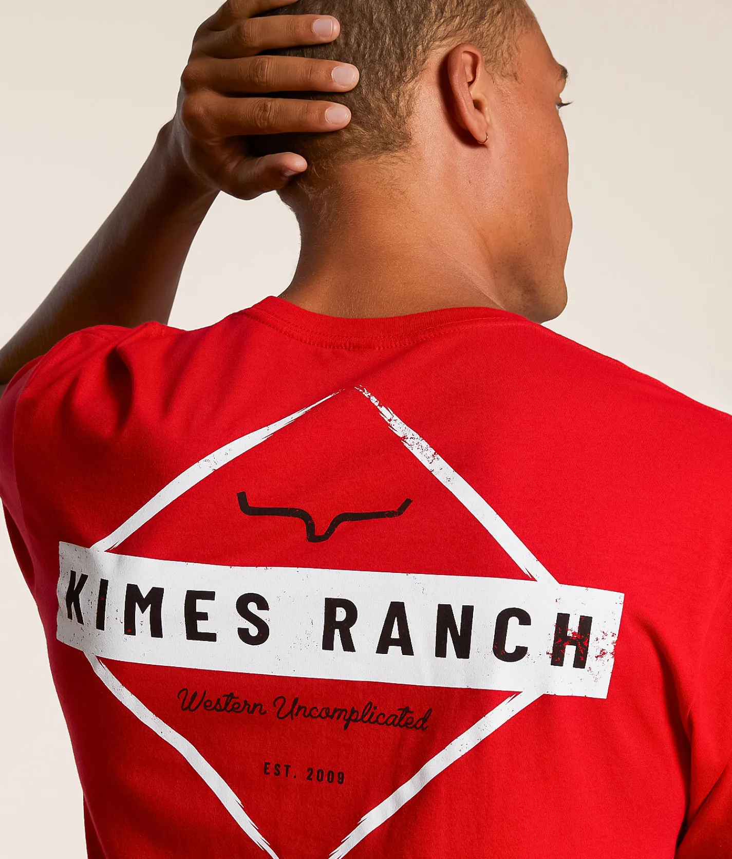 Kimes Ranch Aztek Diamond T-Shirt True Navy Best
