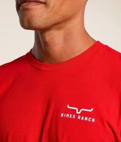 Kimes Ranch Aztek Diamond T-Shirt True Navy Best