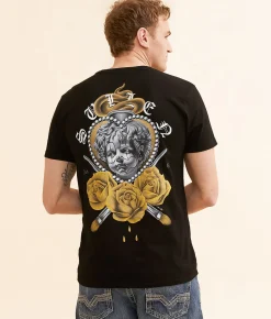 Graphic T-Shirts | Sullen Baby Face T-Shirt Jet Black