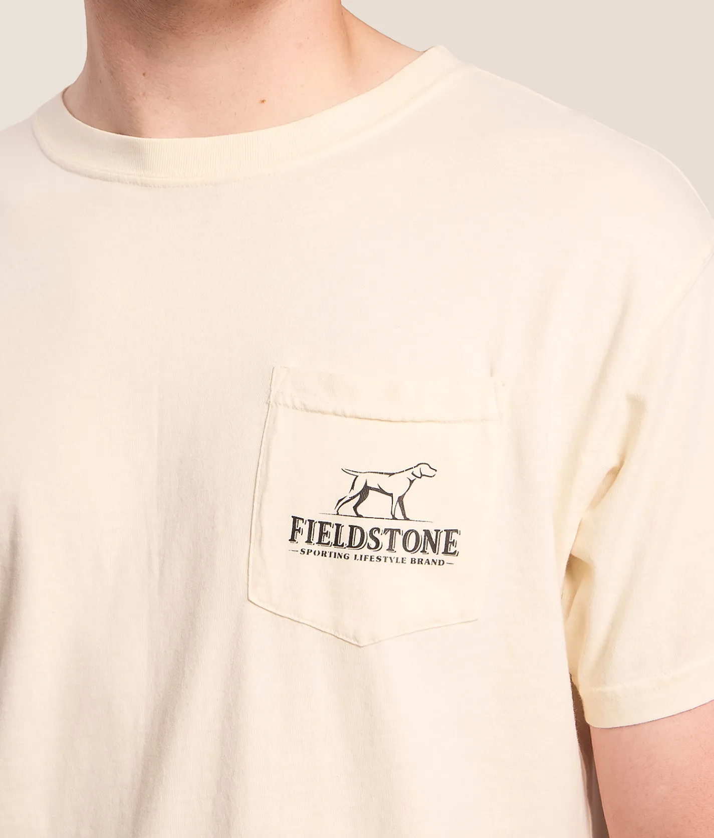 Tops|Graphic T-Shirts | Fieldstone Backboard Rider T-Shirt Ivory