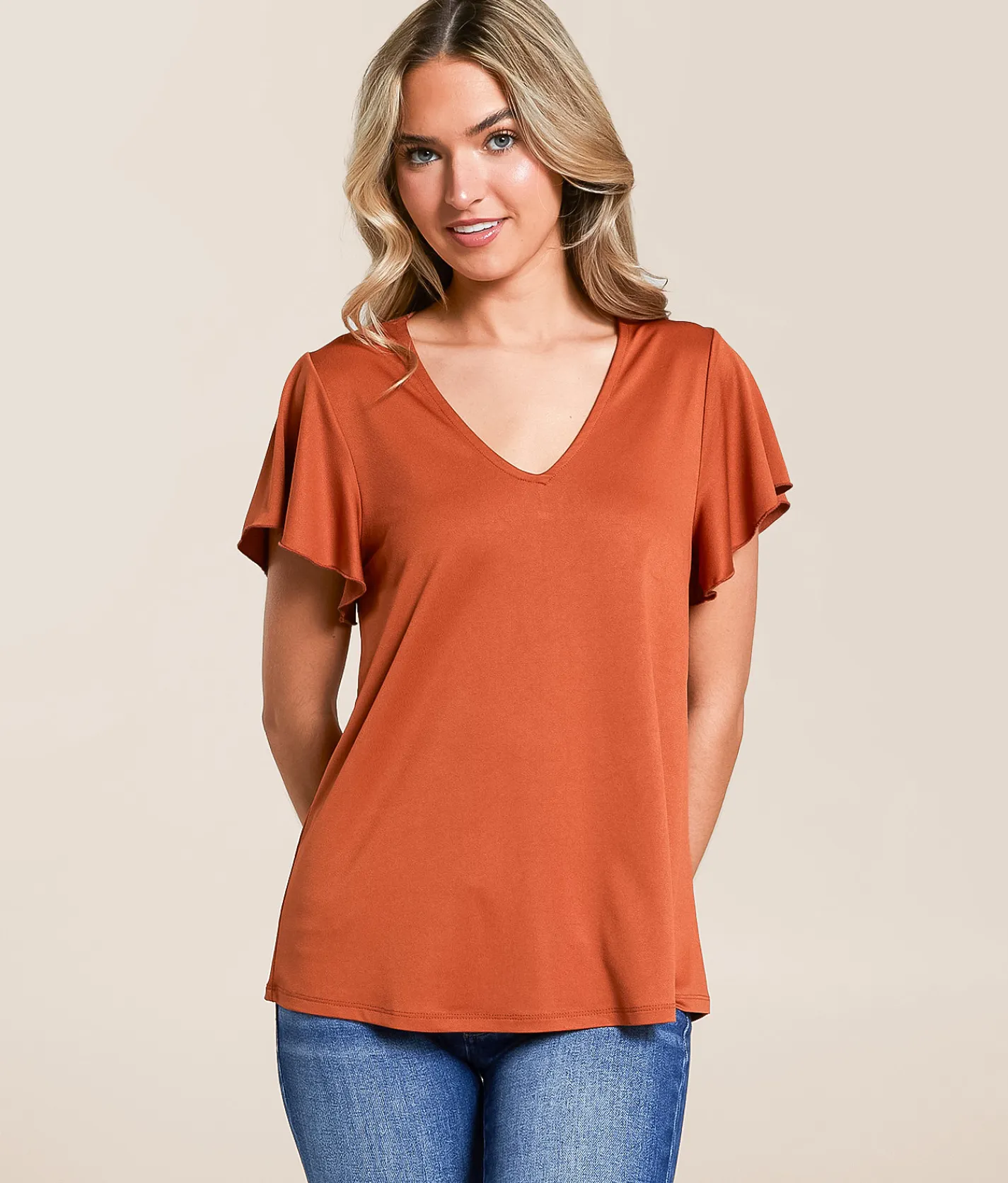 Tops | Daytrip Back Crochet Tie Top Brick