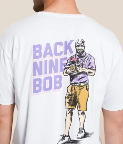 Breezy Golf Back Nine Bob T-Shirt White Online