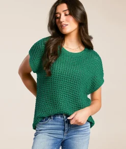 Tops | Blu Pepper Back Tie Sweater Bosphorus