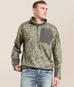 Fieldstone Backwoods Pullover Camo New