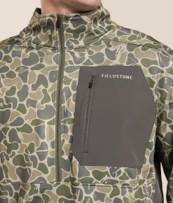 Fieldstone Backwoods Pullover Camo New
