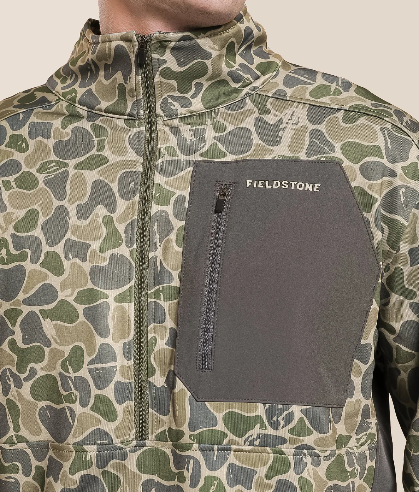 Fieldstone Backwoods Pullover Camo New