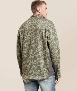 Fieldstone Backwoods Pullover Camo New