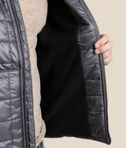 Tops|Coats & Jackets | Fieldstone Backwoods Camo Quilted Jacket Camo Dark Grey