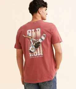 Graphic T-Shirts | Old Row Bad Day To Be A Beer Bronco T-Shirt Brick