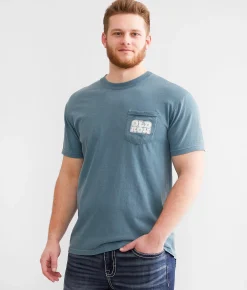 Graphic T-Shirts | Old Row Bad Day To Be A Beer Bronco T-Shirt Ice Blue