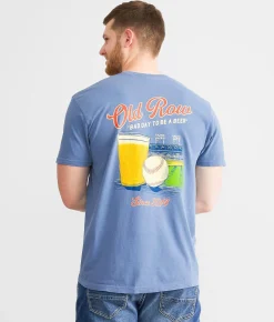 Old Row Bad Day To Be A Beer T-Shirt Denim Best