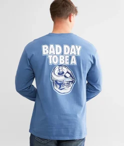 Graphic T-Shirts | Brew City Bad Day To Be A Busch Light T-Shirt Indigo Blue