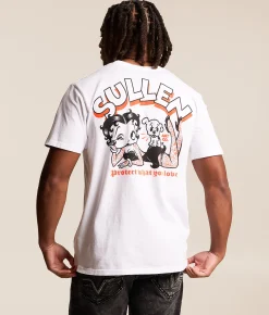 Tops|Graphic T-Shirts | Sullen Baddie Boop T-Shirt White