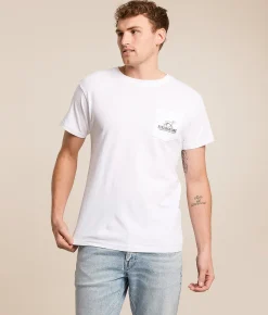 Tops|Graphic T-Shirts | Fieldstone Badge T-Shirt White