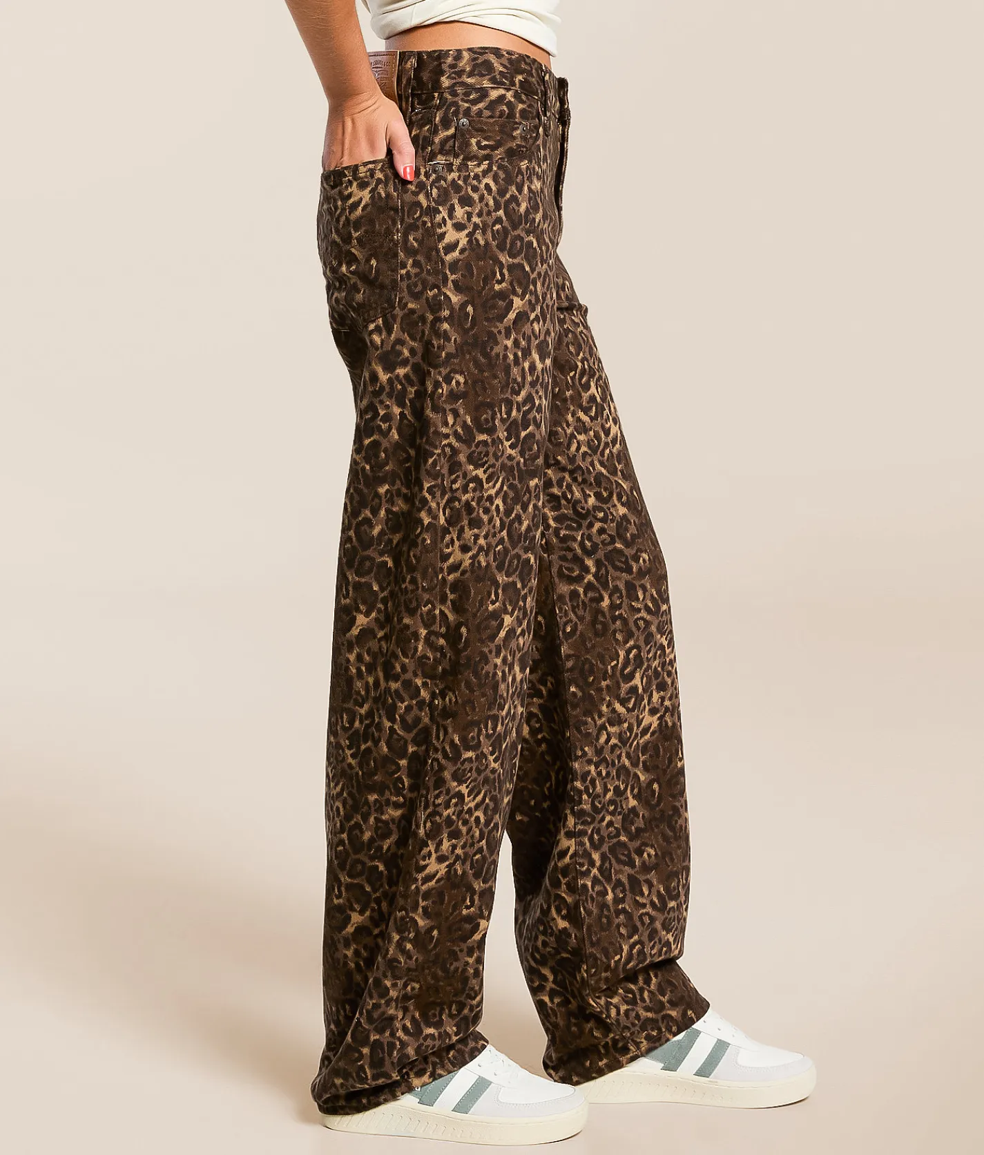 Levi's® Baggy Cheetah Dad Jean Cat Eyes