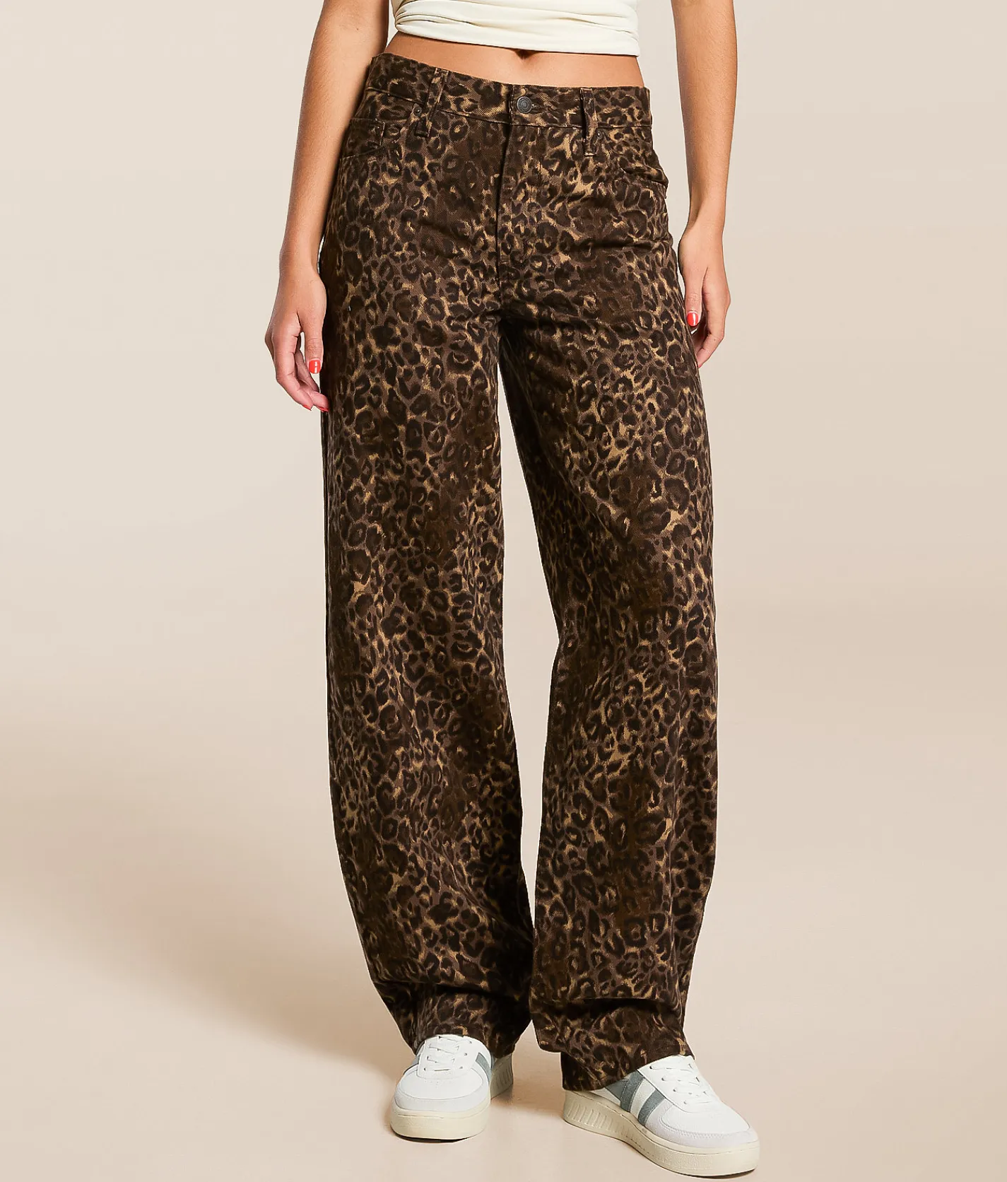 Levi's® Baggy Cheetah Dad Jean Cat Eyes