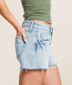 Bottoms|Shorts | Flying Monkey Baggy Low Rise Stretch Short Verdant Joy