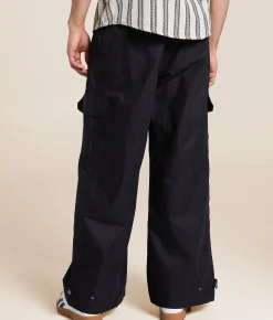 Bottoms | American Stitch Baggy Twill Cargo Pant Black