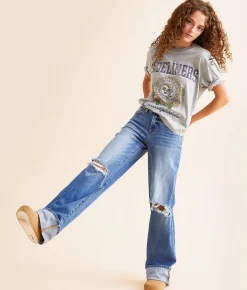 Jeans|Bottoms | Flying Monkey Baggy Wide Leg Jean Coherent