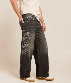 Lowe Dissent Baggy Wide Leg Jean BK1024 Outlet