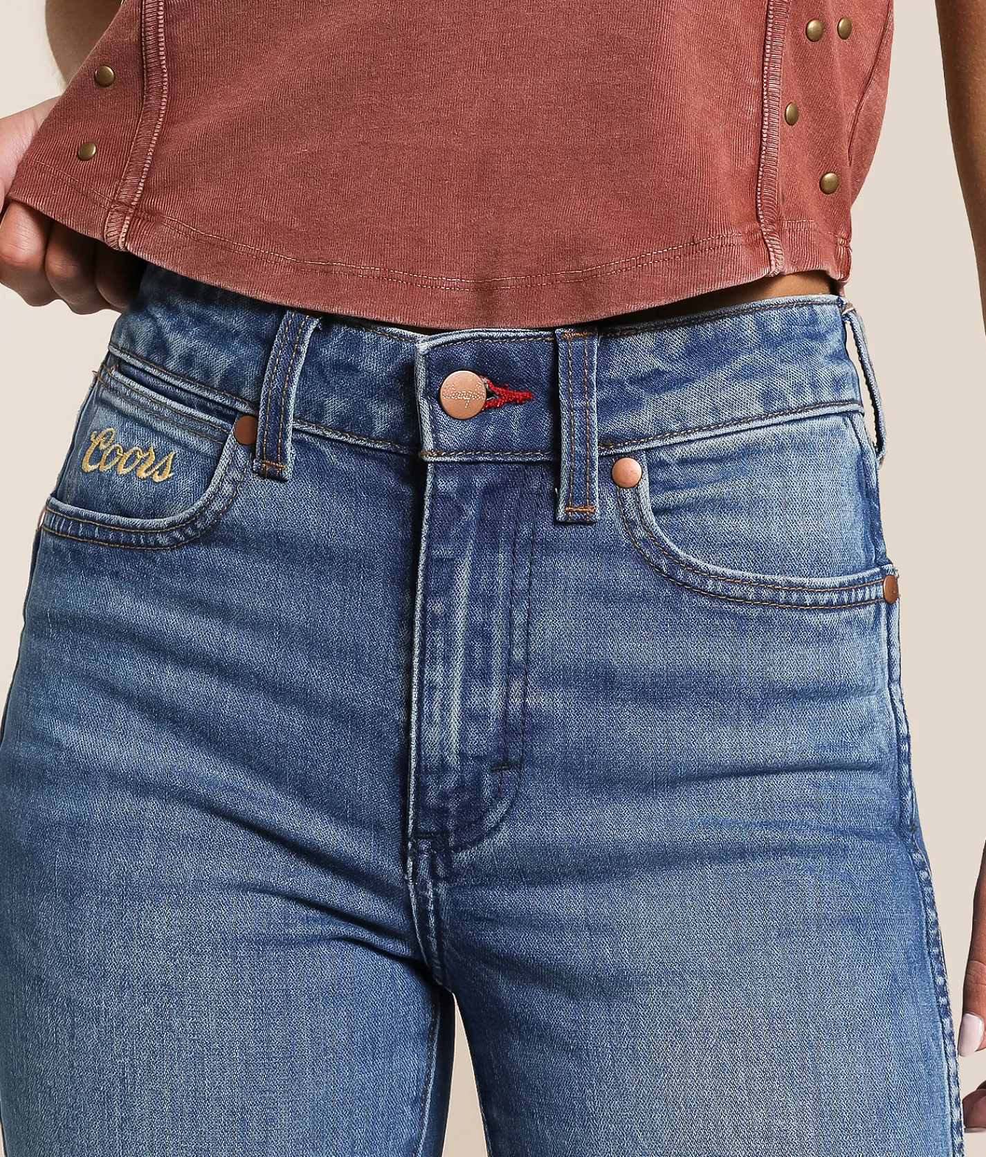 Jeans|Bottoms | Wrangler® x Coors® Bailey Flare Stretch Jean Golden Blue