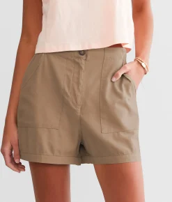 Bottoms|Shorts | Reef Bailey High Rise Short Mushroom