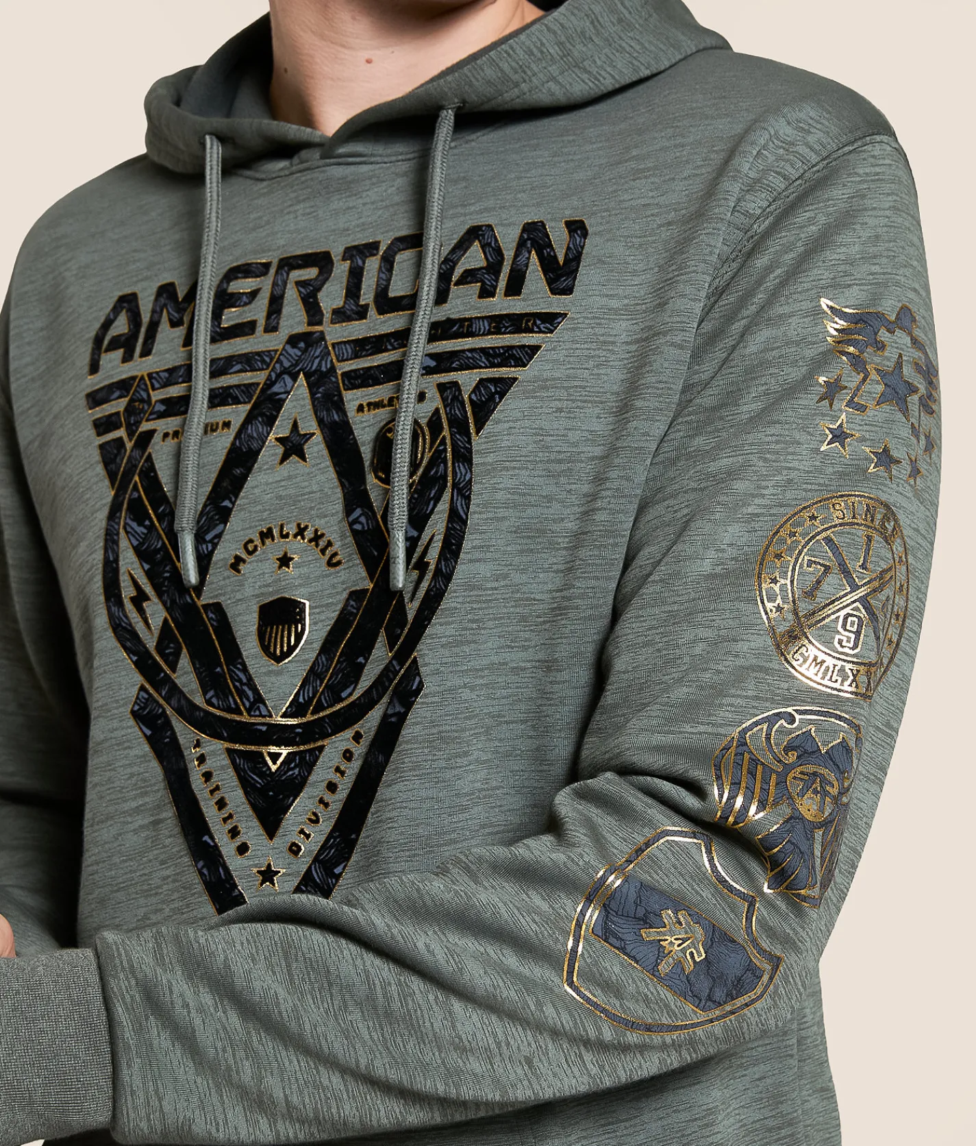 Tops | American Fighter Baldridge Hooded Sweatshirt Mulled Basil