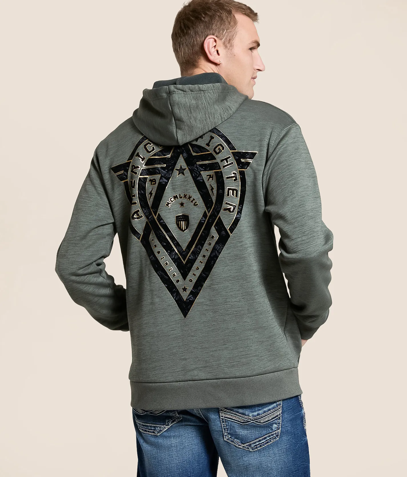 Tops | American Fighter Baldridge Hooded Sweatshirt Mulled Basil
