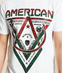 Tops|Graphic T-Shirts | American Fighter Baldridge T-Shirt White